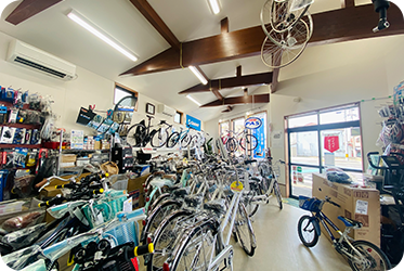 町の自転車屋さん