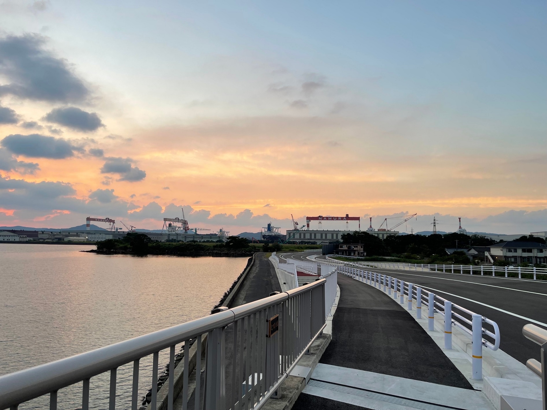 伊万里港に「七ツ島大橋」が開通しました。