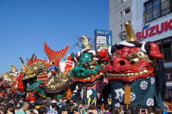 ～唐津くんち曳山特別巡行「祝賀奉曳」～