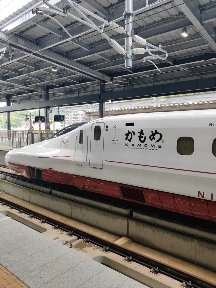 西九州新幹線試験車両が武雄温泉駅に乗り入れました♪